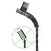 Kabel USB-C 2.0 480 Mb/s Goobay KĄTOWY TEXTIL 2m
