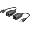 Przedłużacz USB na LAN CAT 5e/6/6A Goobay do 40m