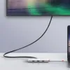 Adapter HUB USB-C 6w1 USB 3.0 HDMI PD RJ45 100W W