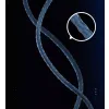 Kabel USB-A/micro-USB LDNIO z LED 1m szary LS461M