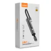 Kabel 3w1 USB-A > USB-C+Lightning+micro-USB 30cm
