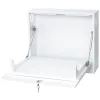 Obudowa RACK 19'' 2U 350x130mm BIAŁA pionowa