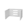 Uchwyt Rack ścienny 19" 6U 330mm Szary