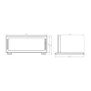 Stojak Rack 19'' Spacetronik 3U 350mm CZARNY
