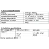 Multimetr Galwanometr100mV 5mA AC DC PeakTech 3204