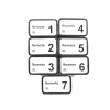 Identyfikatory RJ45 do testerów LAN x7 do SP-LTA01