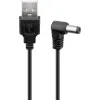 Kabel zasilający USB - wtyk DC 5.5x2.1 Goobay 1.5m