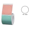 Etykiety seria B Niimbot 41x41 mm 175 szt. circle