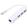 Adapter USB-C 3.1 na RJ45 + USB3.0 x3 SPU-C3U1R