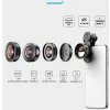 Apexel obiektywy 5szt do smartfona HB5