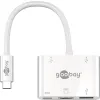 Adapter USB-C na HDMI 2xUSB USB 3.0 USB-C Goobay