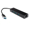 Multiport HUB USB na 3 USB + RJ45 SPU-M06 czarny