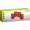 Świeczki LED czerwone Goobay 7.5x10cm ZESTAW 4x
