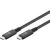 Kabel USB-C USB4 40Gbit/s 100W 20V 5A Goobay 0.8m