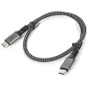 Kabel USB-C USB4 40Gbit/s 100W 20V 5A Goobay 0.8m