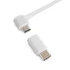 Kabel 2w1 USB-A - micro+Lightning +adapter USB-C