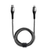 Kabel USB-C - Lightning LDNIO 1m szary 30W LC111