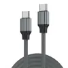 Kabel szybkiego ładowania z TPE 2x USB-C 65W PD 1M