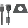 Przedłużacz USB 2.0 ze stałym montażem Goobay 1.2m