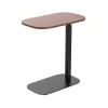 Stolik regulowany Buddy 17 Czarny, Ciemne drewno