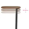Stolik regulowany Buddy 17 Czarny, Ciemne drewno