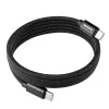 Kabel magnetyczny USB-C Spacetronik 1,8m czarny