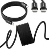 Kabel magnetyczny USB-C Spacetronik 1,2m czarny