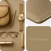Blat MDF malowany proszkowo 180x80x2.5 Champagne