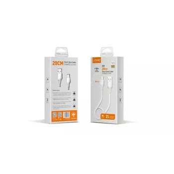 Kabel USB-A - micro-USB LDNIO 3m 2.1A biały LS543M