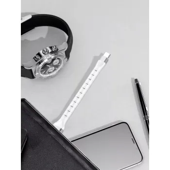 Kabel USB-A - micro-USB LDNIO 15cm biały LS50M