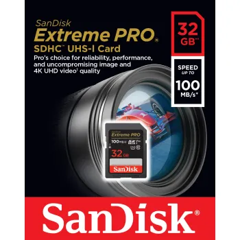 Karta pamięci SANDISK Extreme Pro SDXC 32GB V30