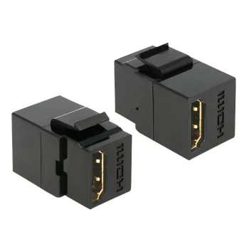 Złącze Keystone HDMI - HDMI czarne