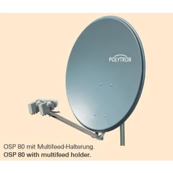 Antena SAT aluminiowa POLYTRON OSP 85 antracyt