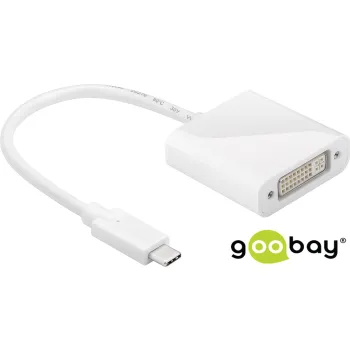 Adapter USB-C na gniazdo DVI Goobay