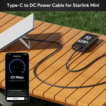 Spacetronik SSK1 Kabel zasilania USB-C na DC 5m