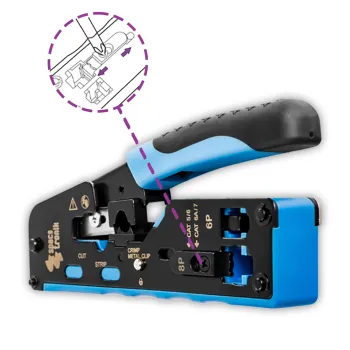 Zaciskarka RJ45/RJ12/RJ11 Spacetronik PT-CT03