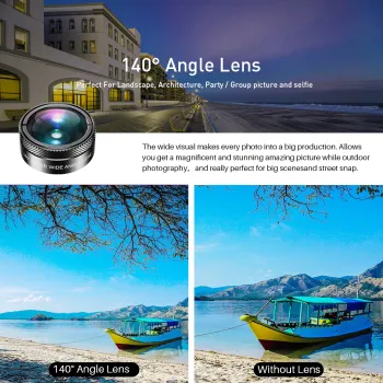 Apexel obiektywy i filtry do smartfona 11w1 DG11