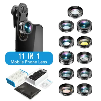 Apexel obiektywy i filtry do smartfona 11w1 DG11