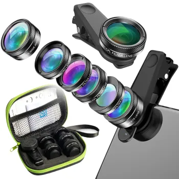 Apexel obiektywy i filtry do smartfona 6w1 DG6V2