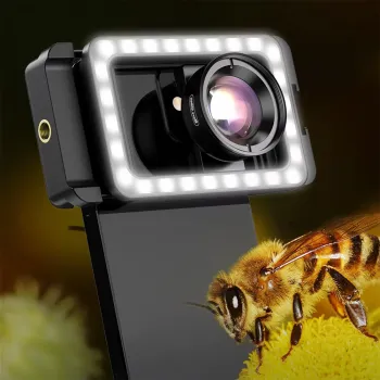 Obiektyw makro Apexel M15 15x z LED 4K FULL HD