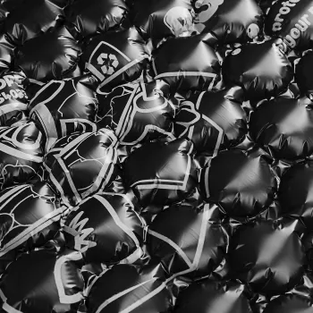 Maty powietrzne wypełniacz Bublaki B4016 Black