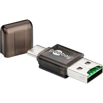 Czytnik kart pamięci SD microSD MMC M2 AiO Goobay