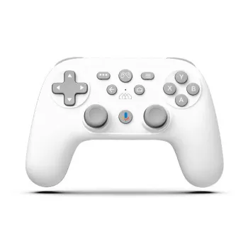Gamepad kontroler bezprzewodowy BT Homatics biały