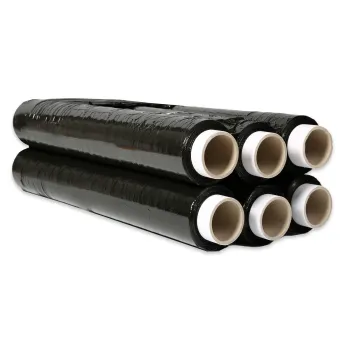 Folia stretch czarna 9kg netto zestaw 6x1.5 kg