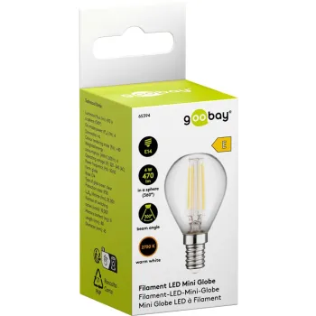 Żarówka LED FILAMENT 4W E14 2700K Globe Goobay E