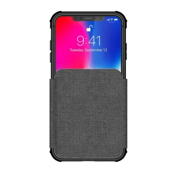 Etui Exec 3 Apple iPhone Xs Max szary