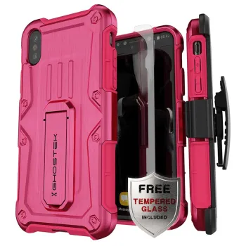 Etui Iron Armor Apple iPhone Xs różowy