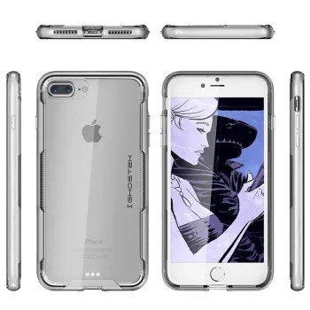Etui Cloak 3 Apple iPhone 7 Plus 8 Plus srebrny