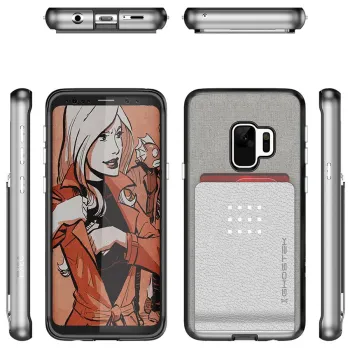 Etui Exec 2 Samsung Galaxy S9 srebrny