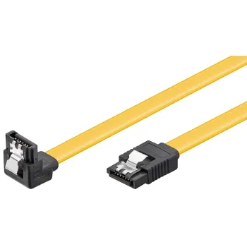 Kabel SATA III Typ L 6 Gb/s kątowy Goobay 0.7m